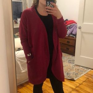 Long Nike cardigan with huge pockets